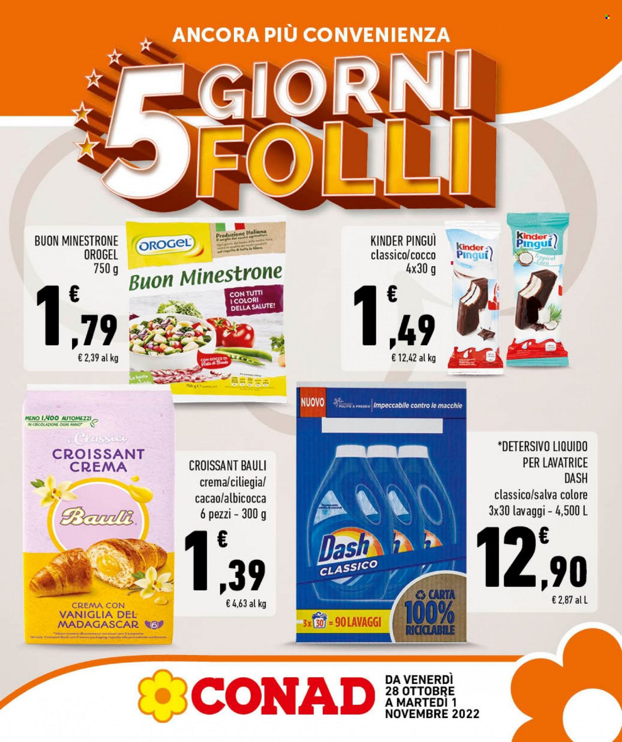 Volantino Conad - 28/10/2022 - 1/11/2022. Pagina 1