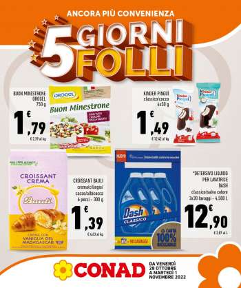 Volantino Conad - 28/10/2022 - 1/11/2022.