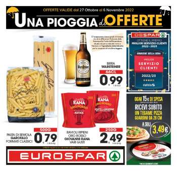 Volantino Eurospar - 27/10/2022 - 6/11/2022.