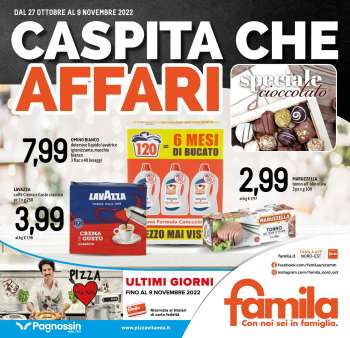Volantino Famila - 27/10/2022 - 9/11/2022.