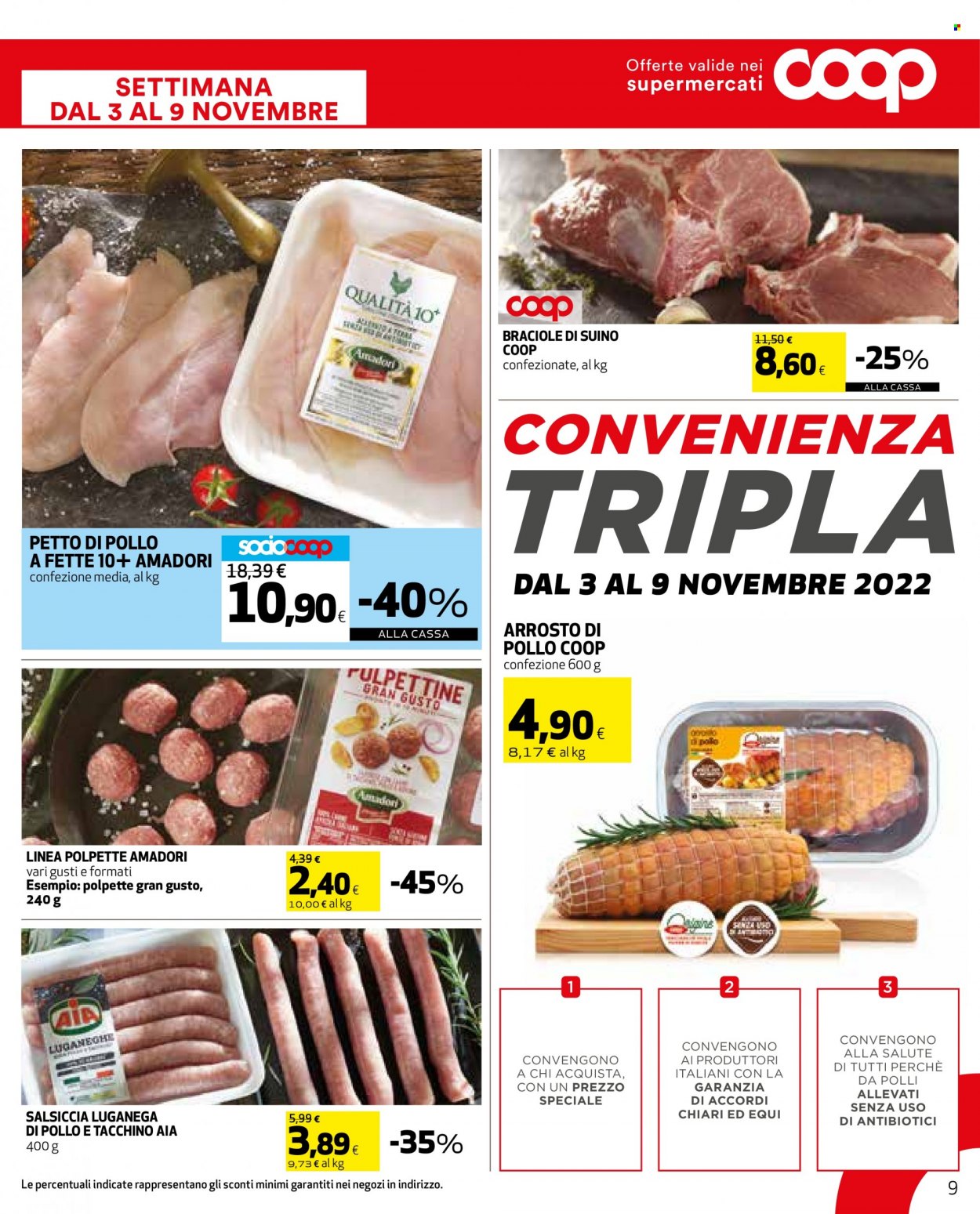 Volantino Coop - 27/10/2022 - 9/11/2022. Pagina 9