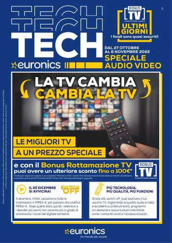 Volantino Euronics - 27/10/2022 - 6/11/2022.