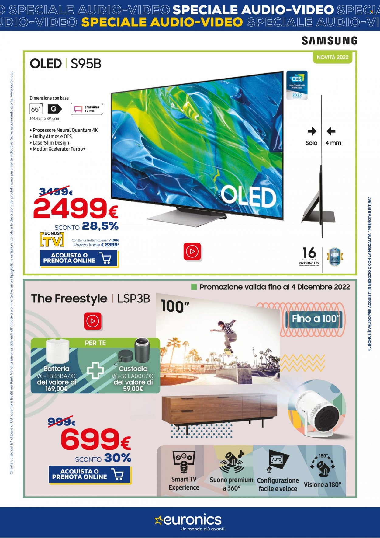 Volantino Euronics - 27/10/2022 - 6/11/2022. Pagina 4