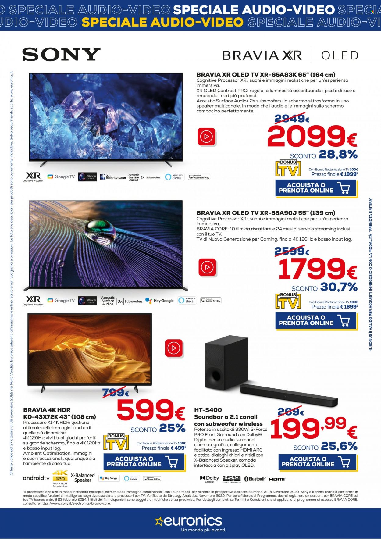 Volantino Euronics - 27/10/2022 - 6/11/2022. Pagina 13