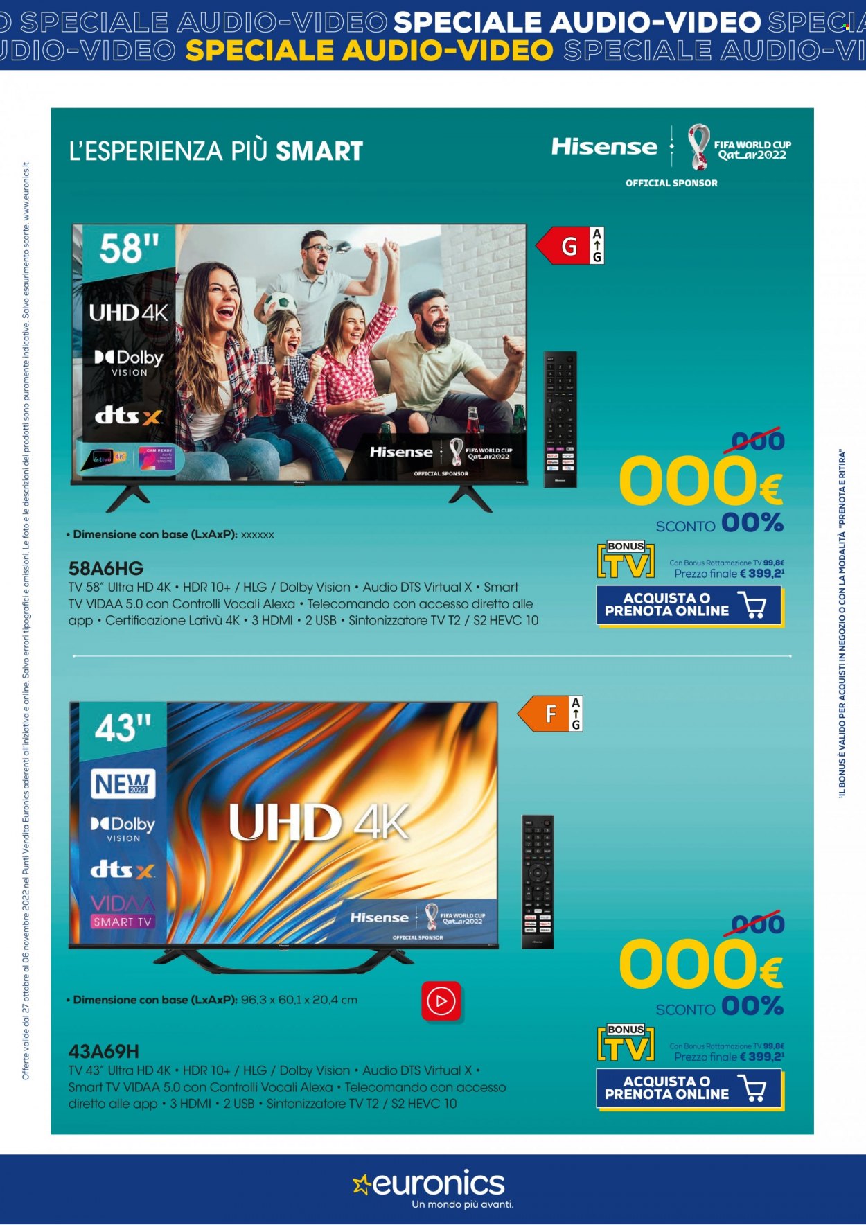 Volantino Euronics - 27/10/2022 - 6/11/2022. Pagina 25