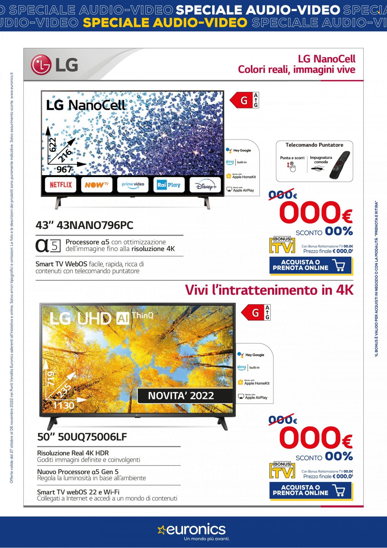 Volantino Euronics - 27/10/2022 - 6/11/2022. Pagina 28