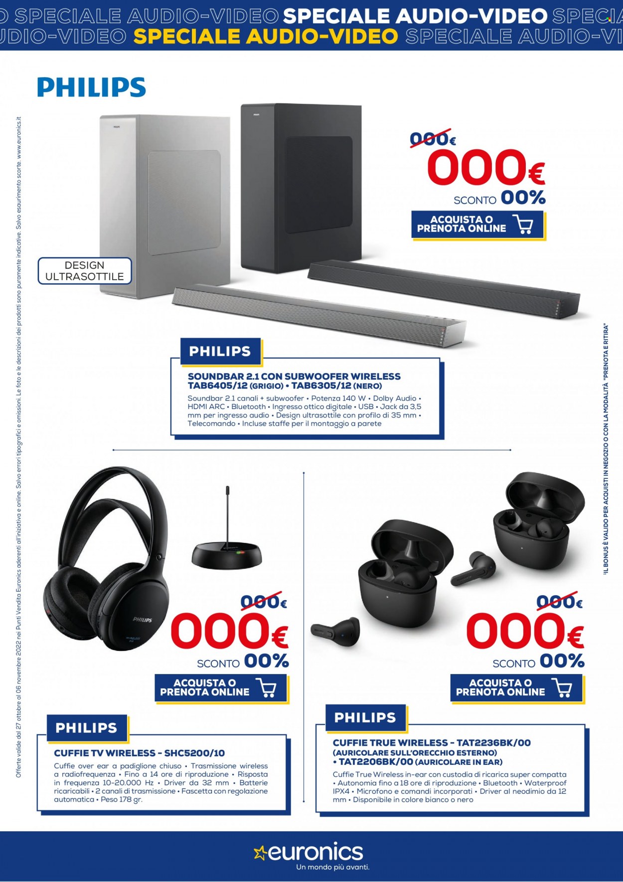 Volantino Euronics - 27/10/2022 - 6/11/2022. Pagina 34