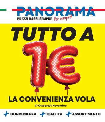 Volantino Panorama - 27/10/2022 - 9/11/2022.