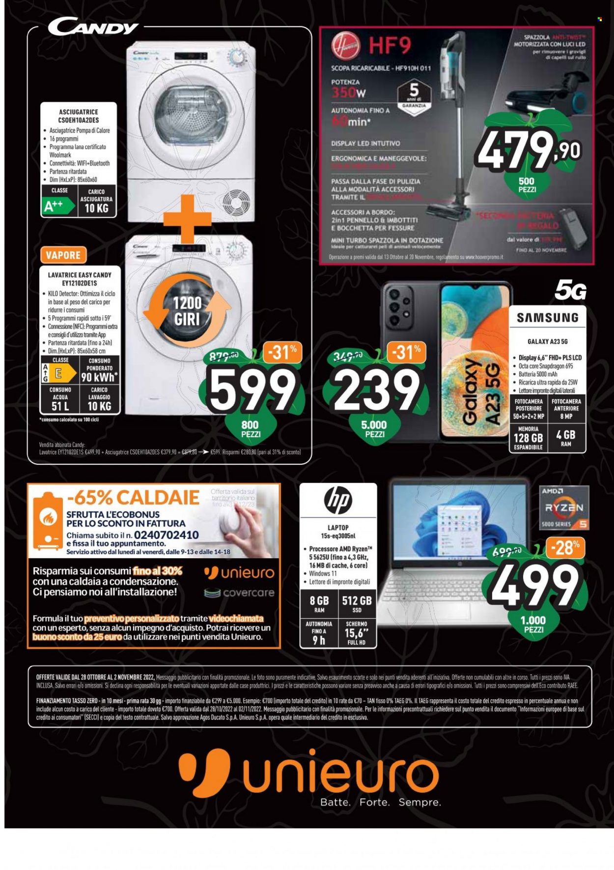 Volantino Unieuro - 28/10/2022 - 2/11/2022. Pagina 20