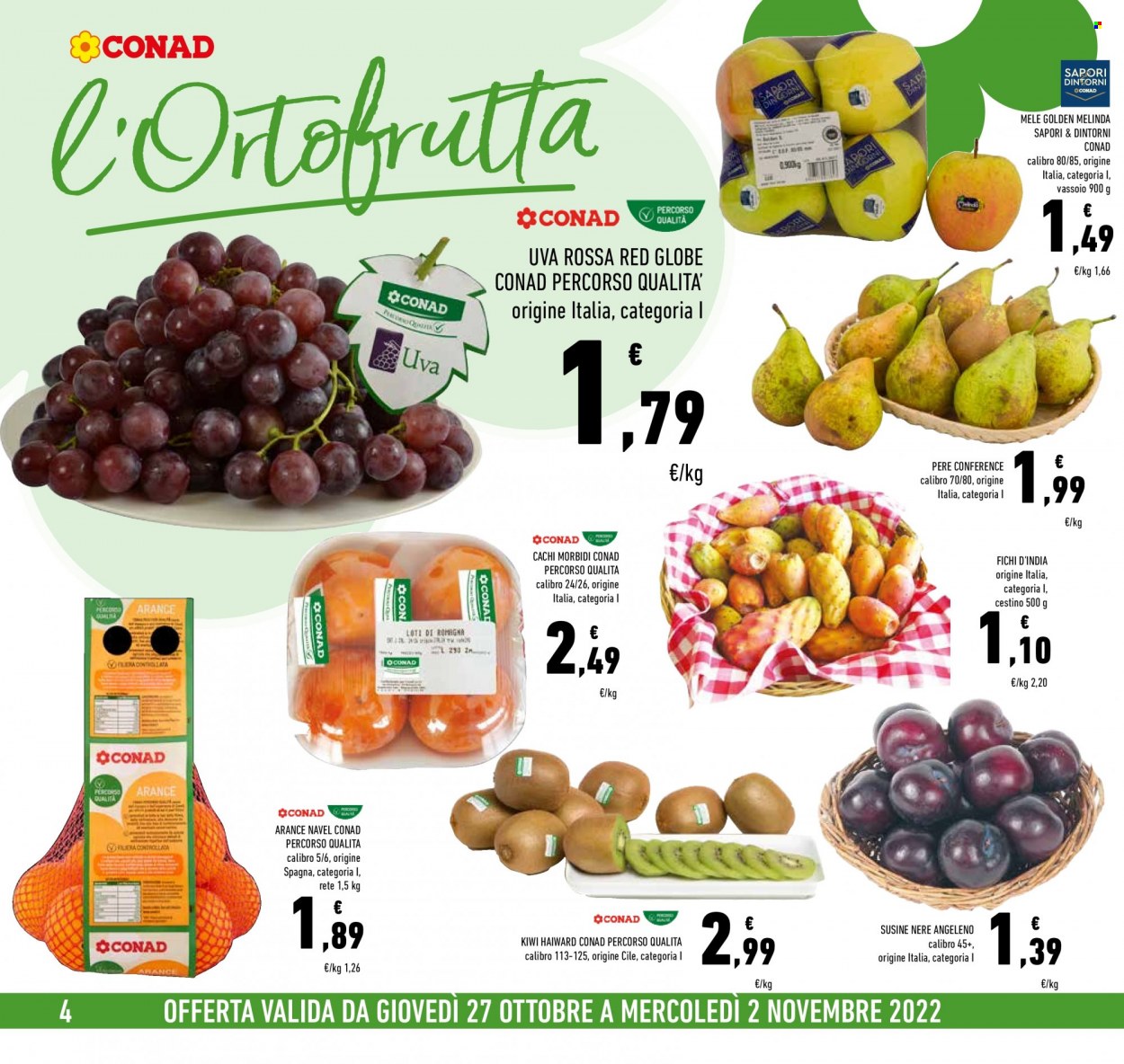 Volantino Conad - 27/10/2022 - 2/11/2022. Pagina 4