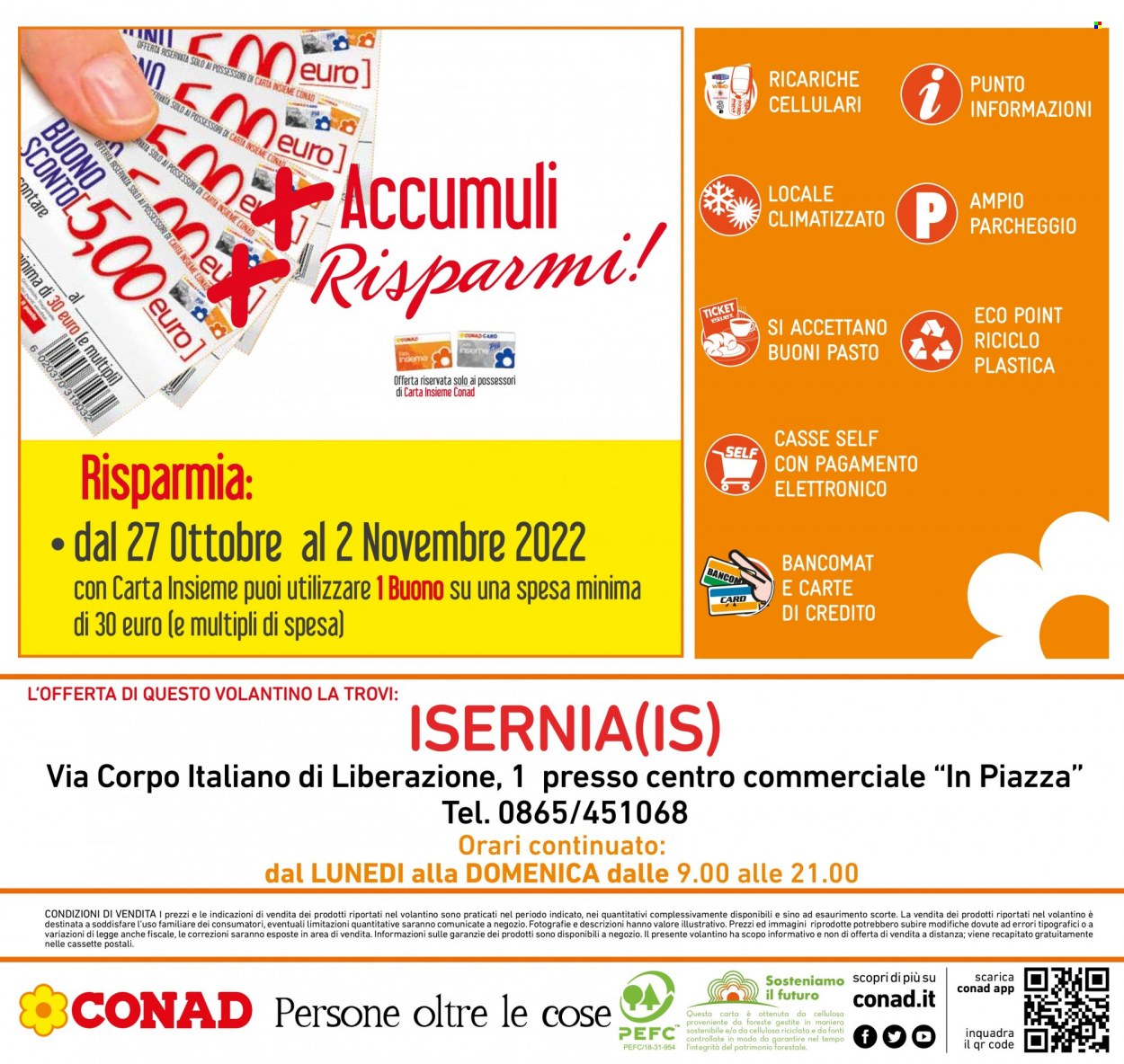 Volantino Conad - 27/10/2022 - 2/11/2022. Pagina 40