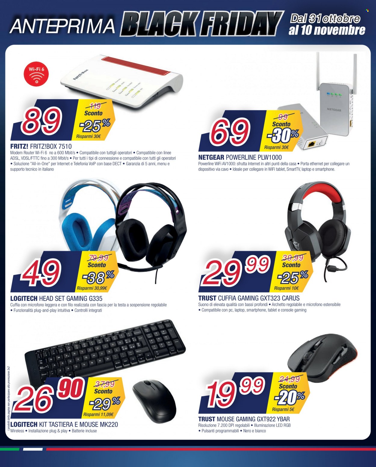 Volantino Trony - 31/10/2022 - 21/11/2022. Pagina 34