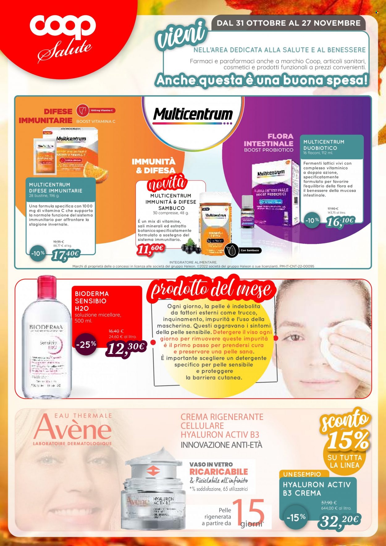 Volantino Coop - 31/10/2022 - 27/11/2022. Pagina 1