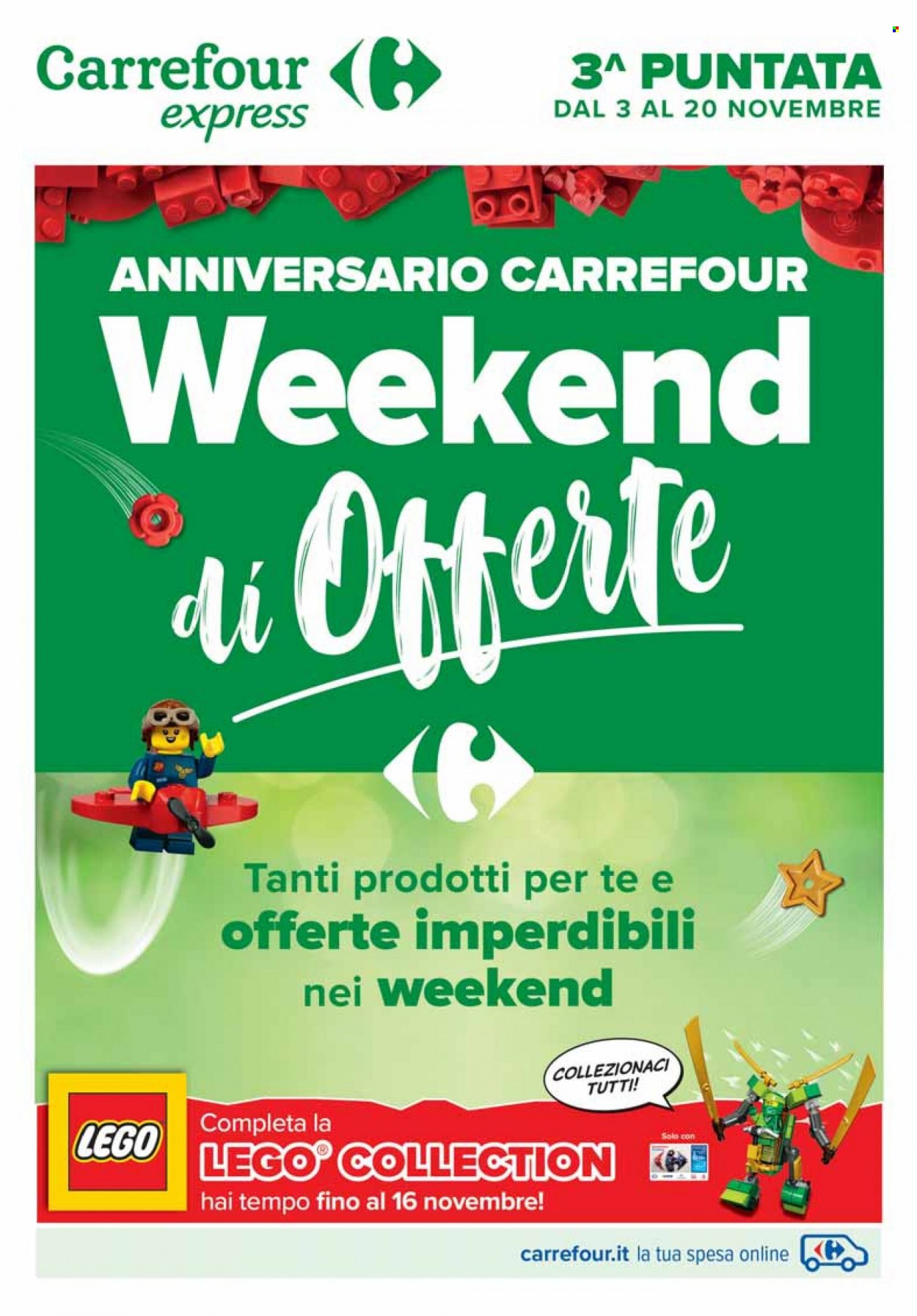 Volantino Carrefour - 3/11/2022 - 20/11/2022. Pagina 1