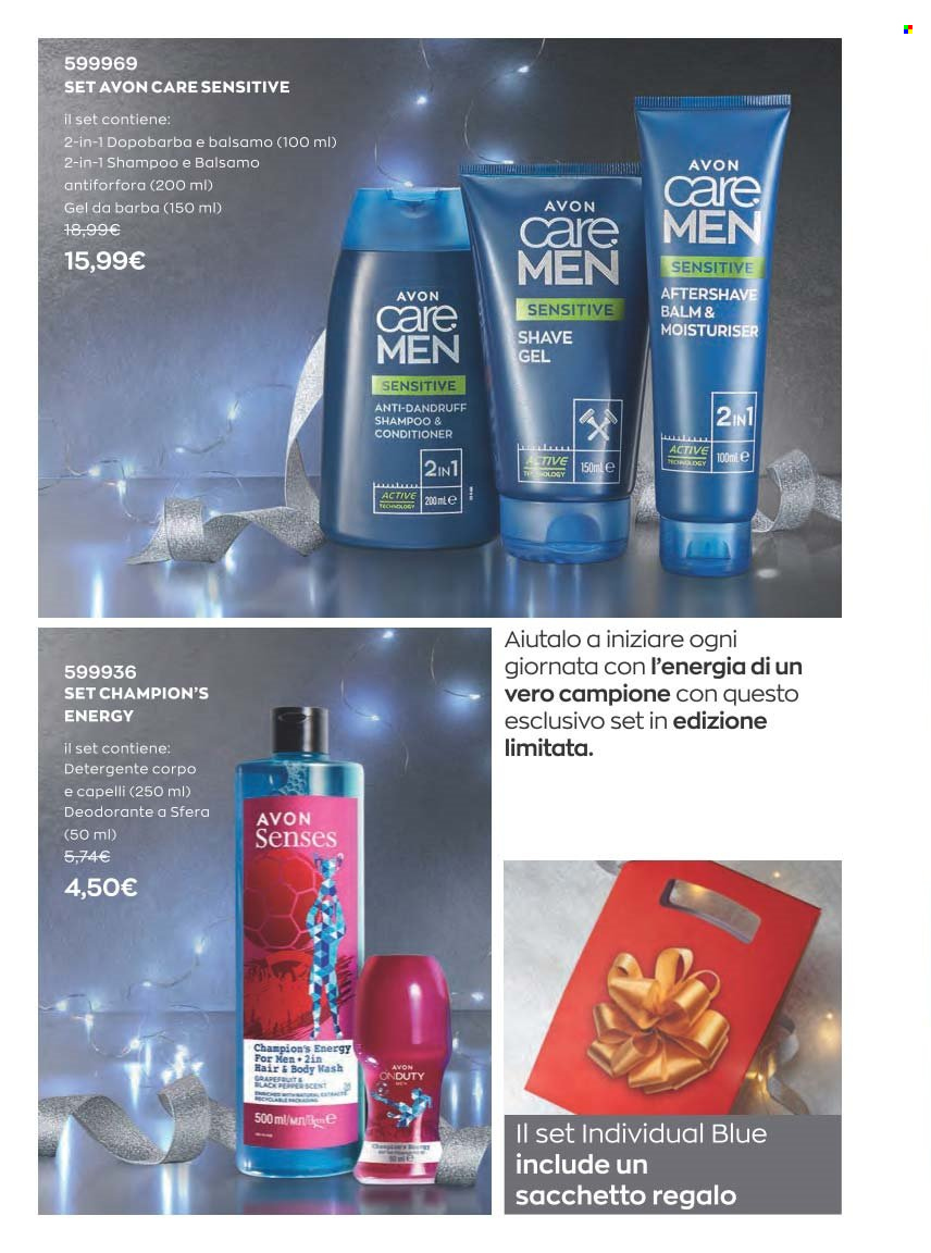thumbnail - Volantino Avon - 1/11/2022 - 31/12/2022 - Prodotti in offerta - detergente, detergente corpo, shampoo, deodorante, lozione dopobarba, Champion. Pagina 93.