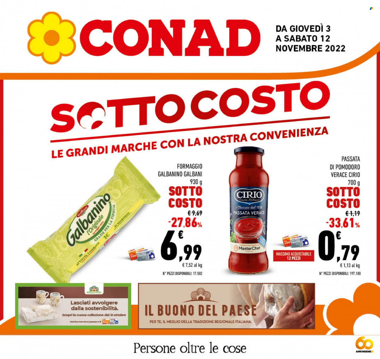 Leták Conad - 3.11.2022 - 12.11.2022. Strana 1