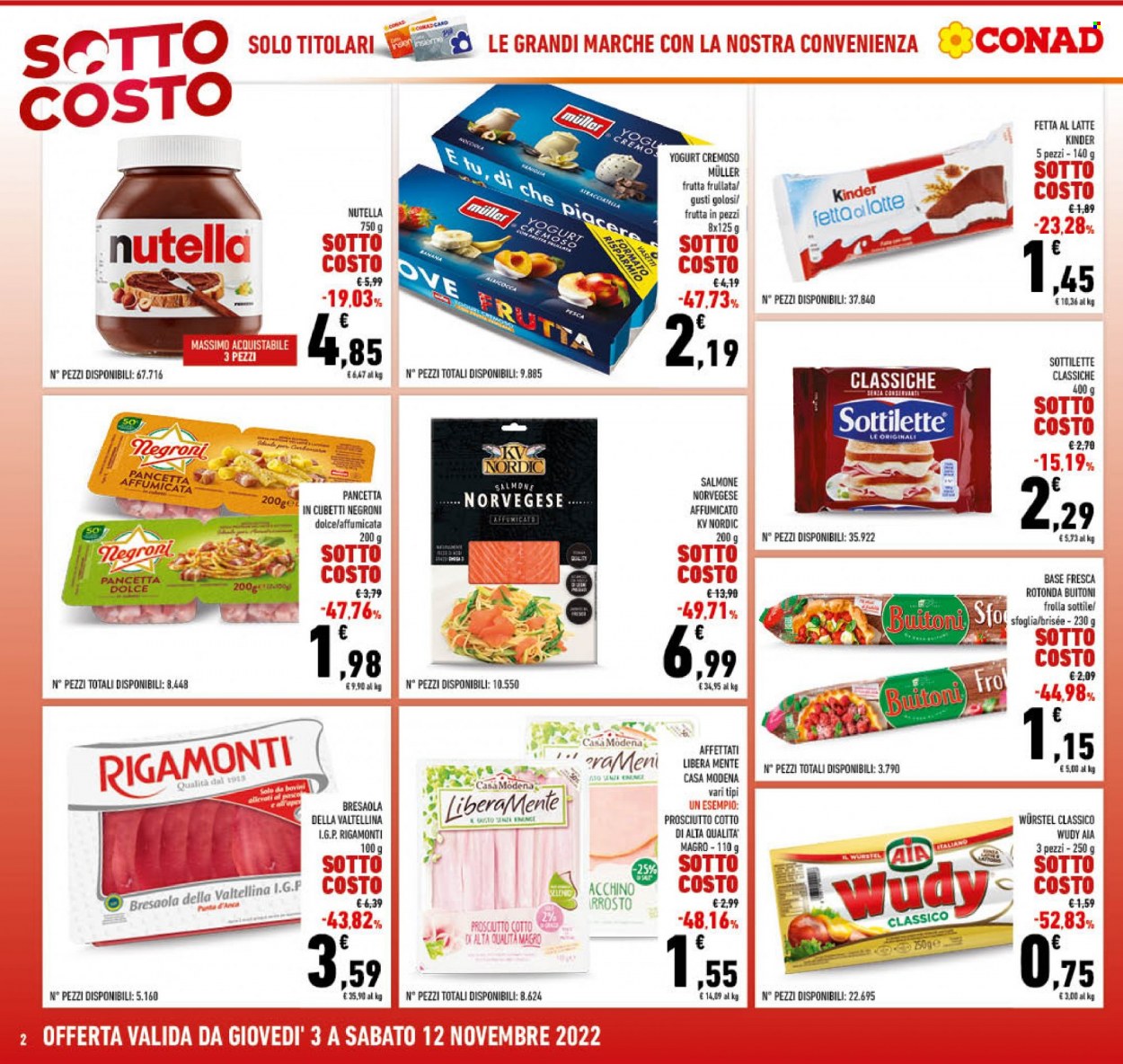 Leták Conad - 3.11.2022 - 12.11.2022. Strana 2