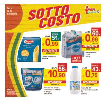 Volantino Iper, La grande i - 3/11/2022 - 12/11/2022.