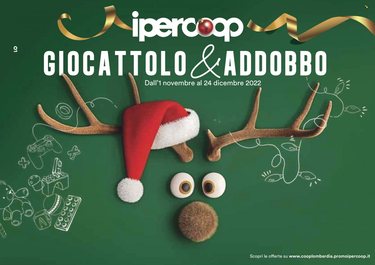 thumbnail - Volantino Coop - 1/11/2022 - 24/12/2022 - Prodotti in offerta - giocattoli. Pagina 1.