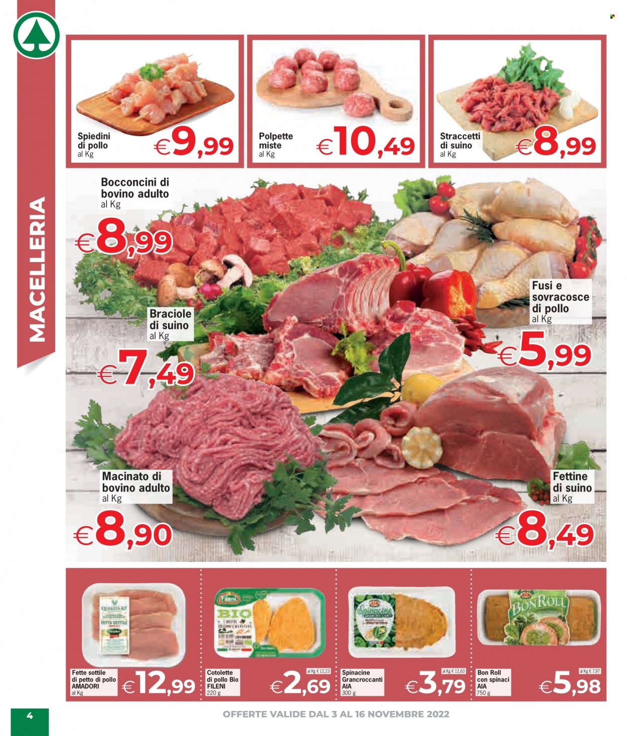 Volantino Eurospar - 3/11/2022 - 16/11/2022. Pagina 4