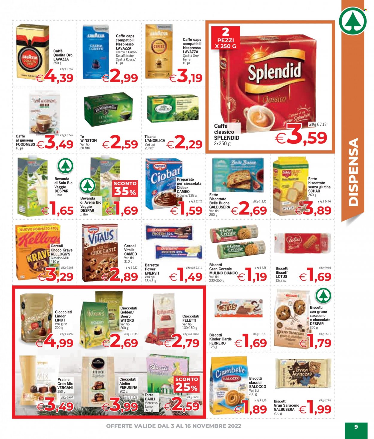 Volantino Eurospar - 3/11/2022 - 16/11/2022. Pagina 9