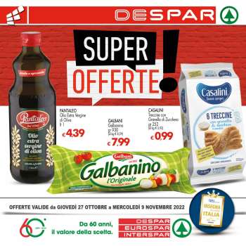 Volantino Interspar - 27/10/2022 - 9/11/2022.