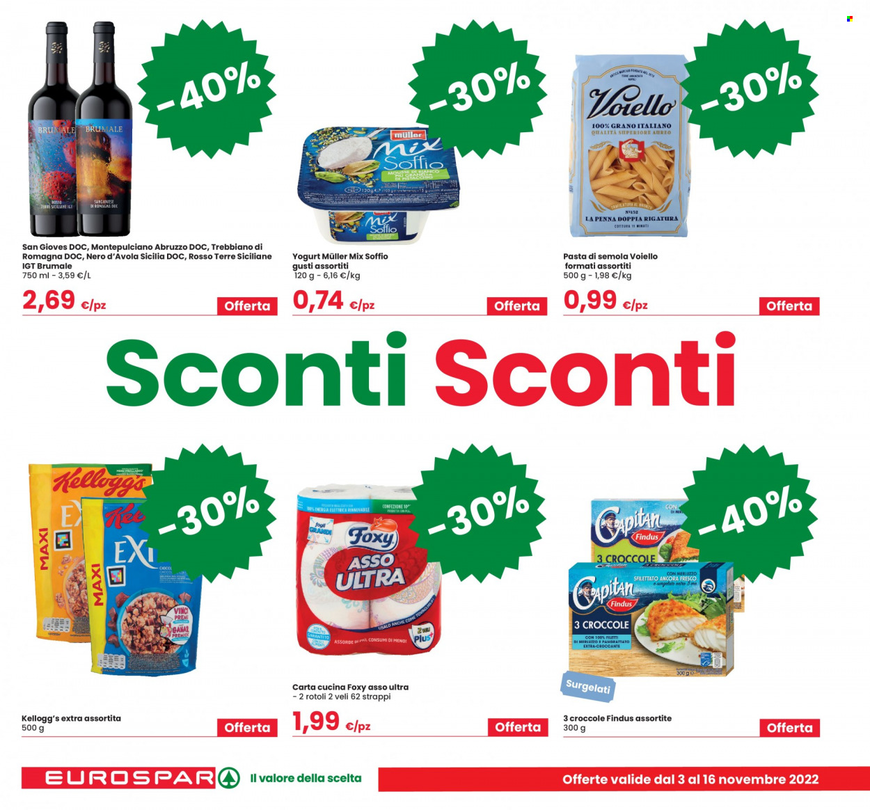 Volantino Eurospar - 3/11/2022 - 16/11/2022. Pagina 8