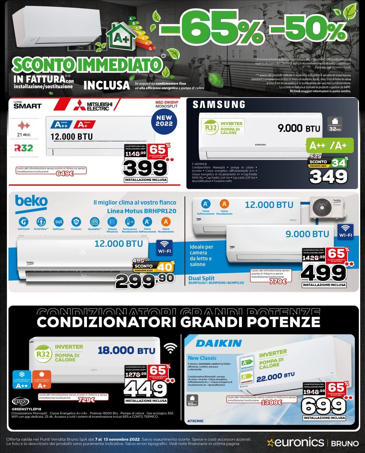 Volantino Euronics - 7/11/2022 - 13/11/2022. Pagina 39