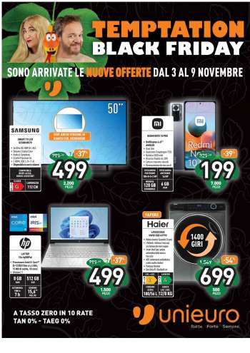 Volantino Unieuro - 3/11/2022 - 9/11/2022.