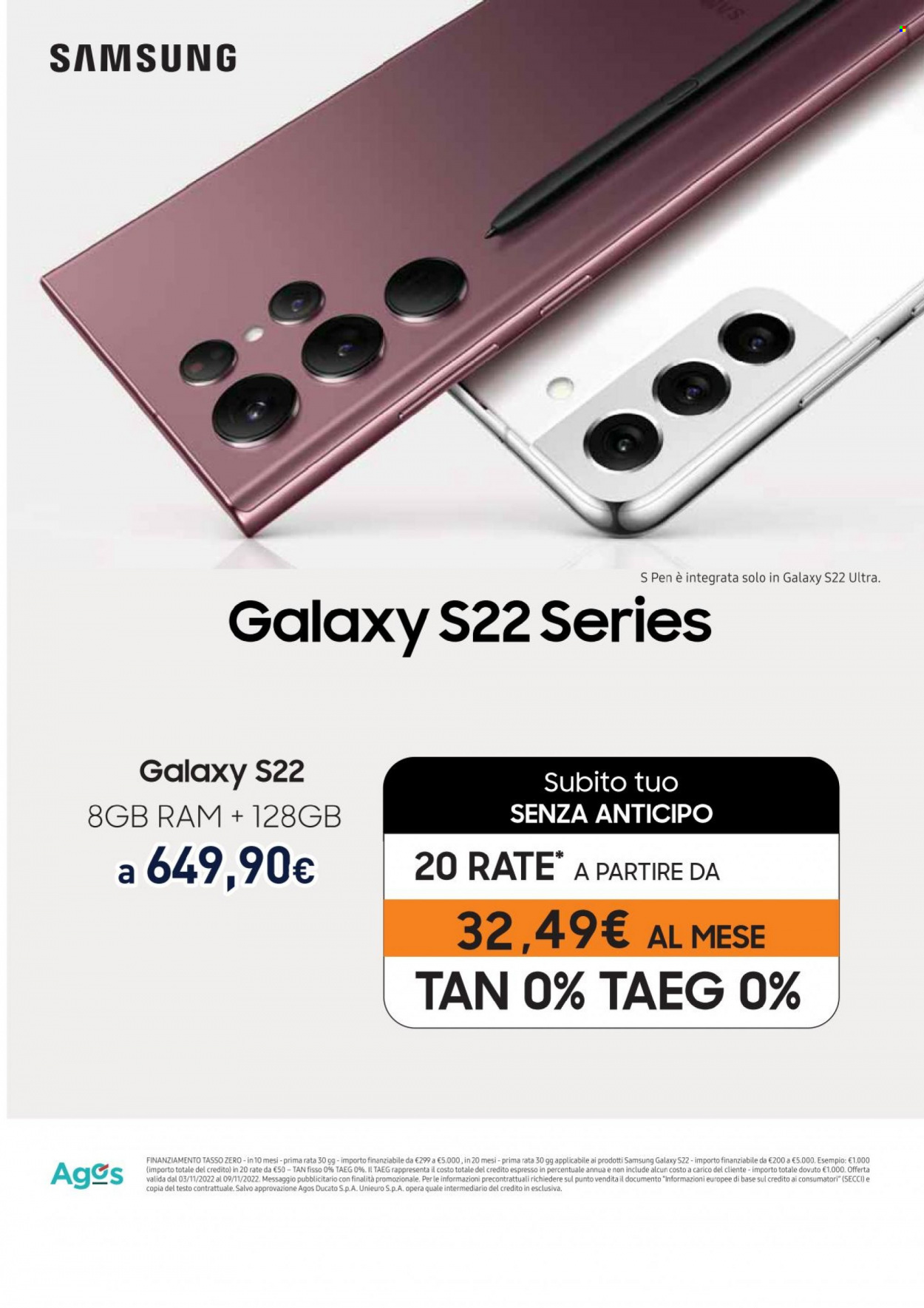 Volantino Unieuro - 3/11/2022 - 9/11/2022. Pagina 22