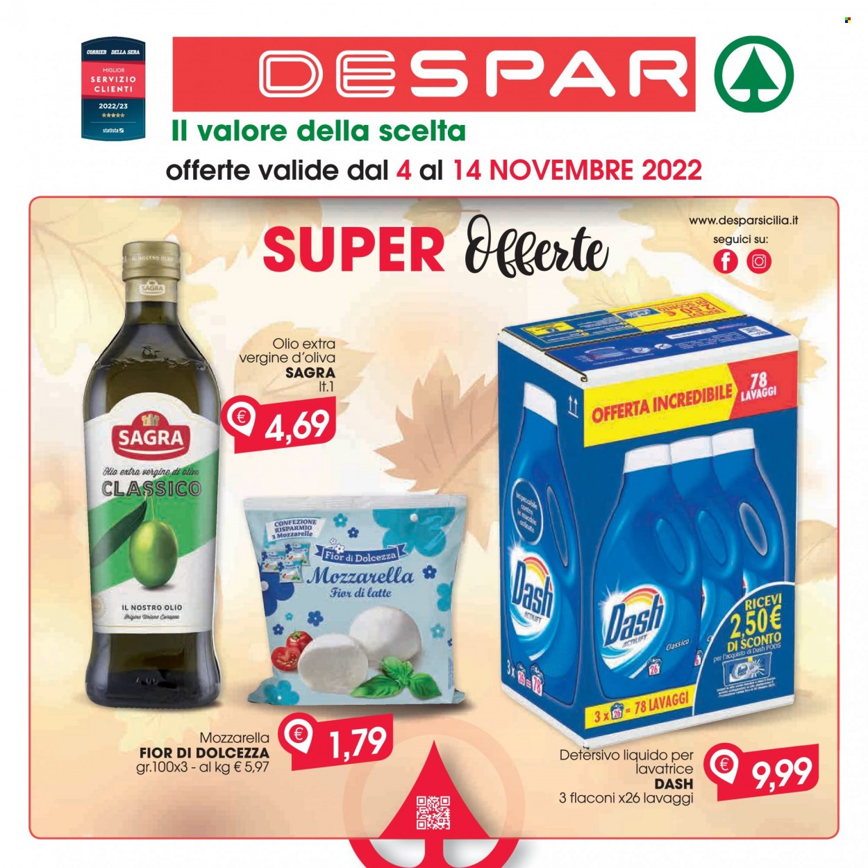 Volantino Despar - 4/11/2022 - 14/11/2022. Pagina 1