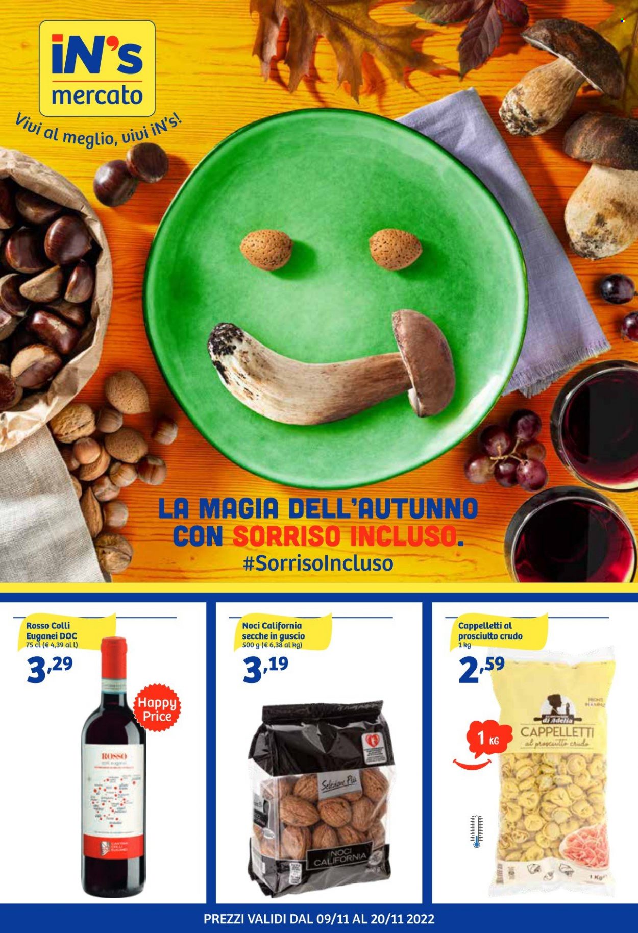 Volantino iN's Mercato - 9/11/2022 - 20/11/2022. Pagina 1