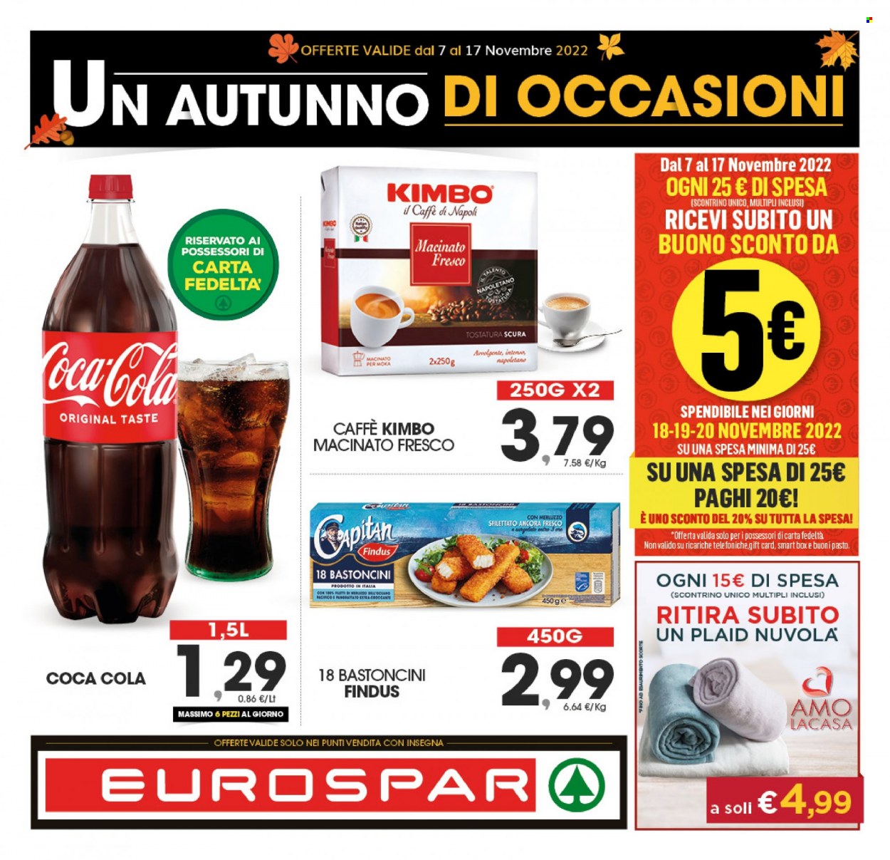 Volantino Eurospar - 7/11/2022 - 17/11/2022. Pagina 1