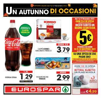 Volantino Eurospar - 7/11/2022 - 17/11/2022.