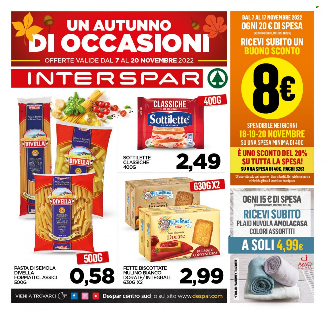 Volantino Interspar - 7/11/2022 - 20/11/2022. Pagina 1