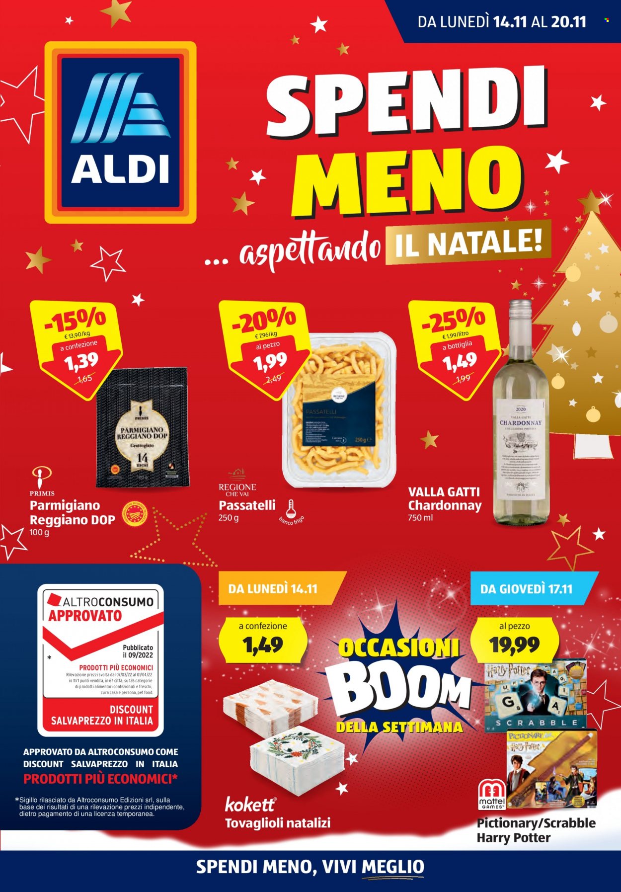 Volantino Aldi - 14/11/2022 - 20/11/2022. Pagina 1