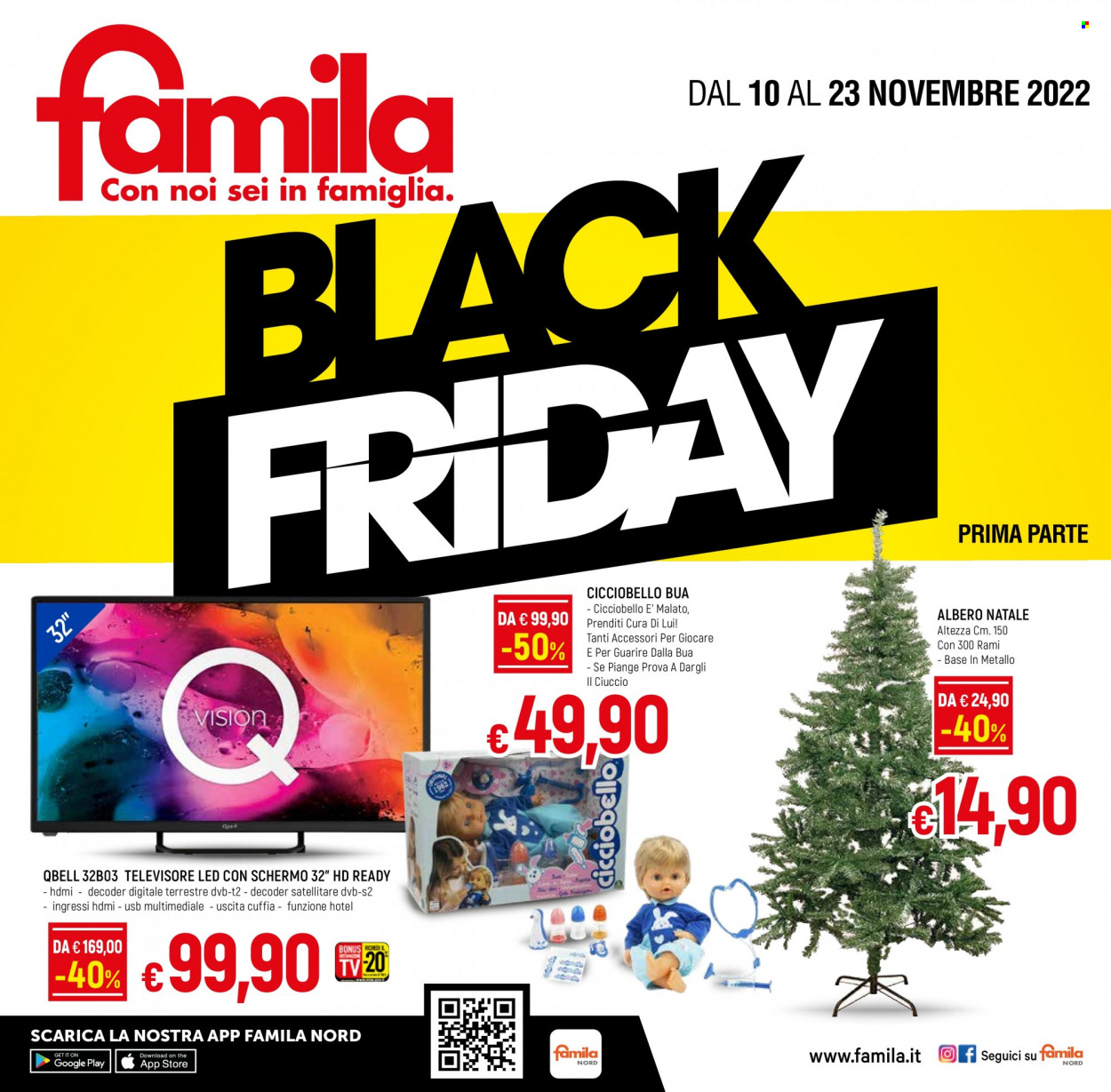 Volantino Famila - 10/11/2022 - 23/11/2022. Pagina 1