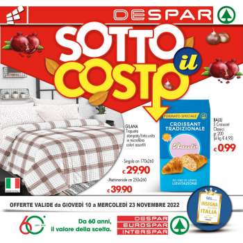 Volantino Despar - 10/11/2022 - 23/11/2022.