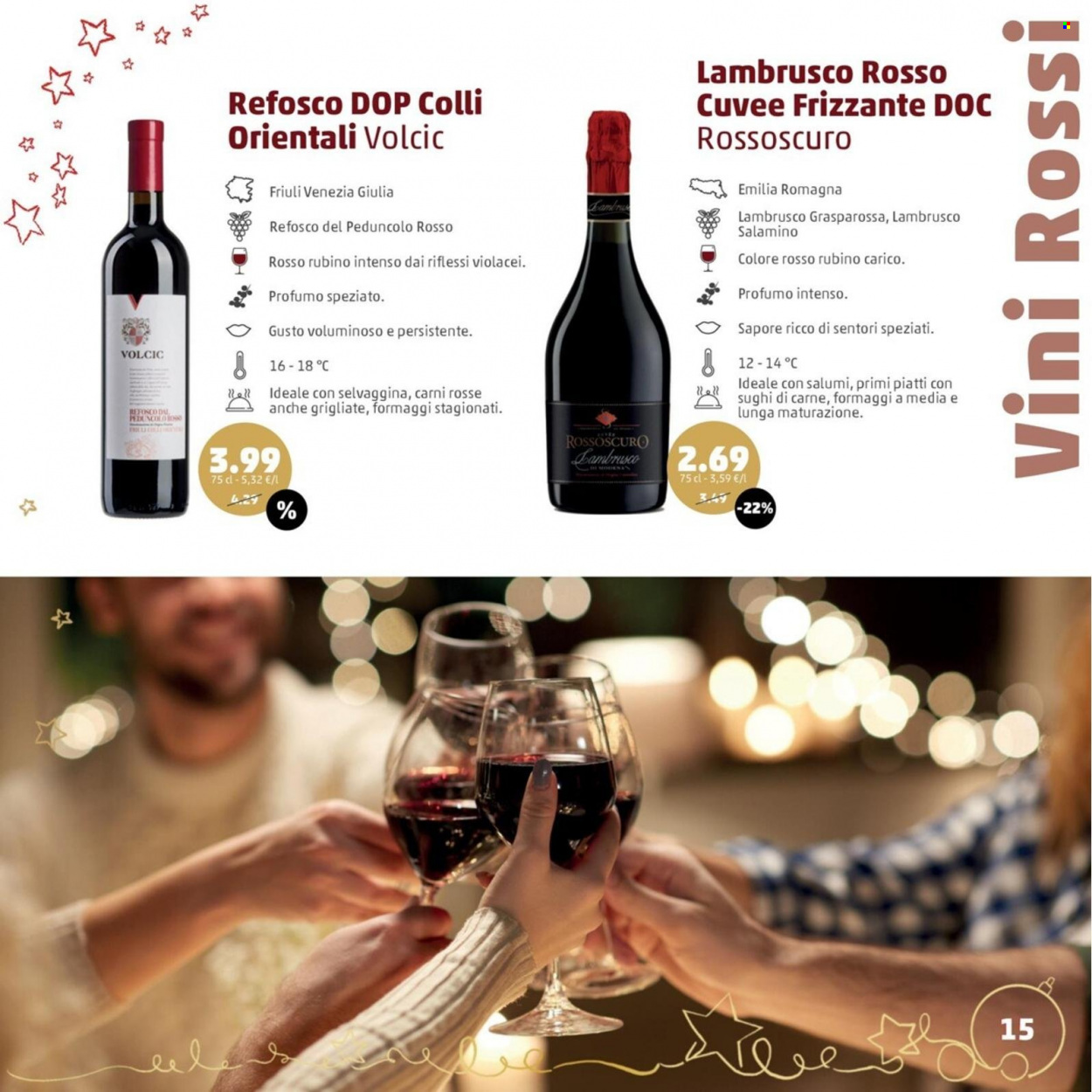thumbnail - Volantino Penny Market - 9/11/2022 - 31/12/2022 - Prodotti in offerta - Lambrusco, vino, profumo. Pagina 15.