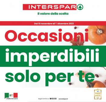 Volantino Interspar - 10/11/2022 - 1/12/2022.