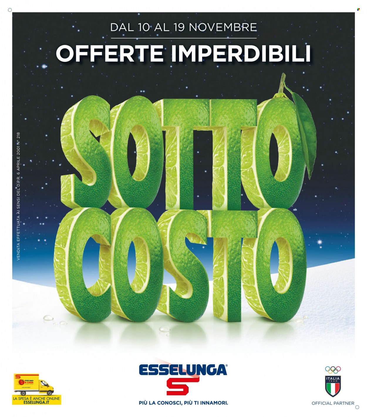 Volantino Esselunga - 10/11/2022 - 19/11/2022. Pagina 1