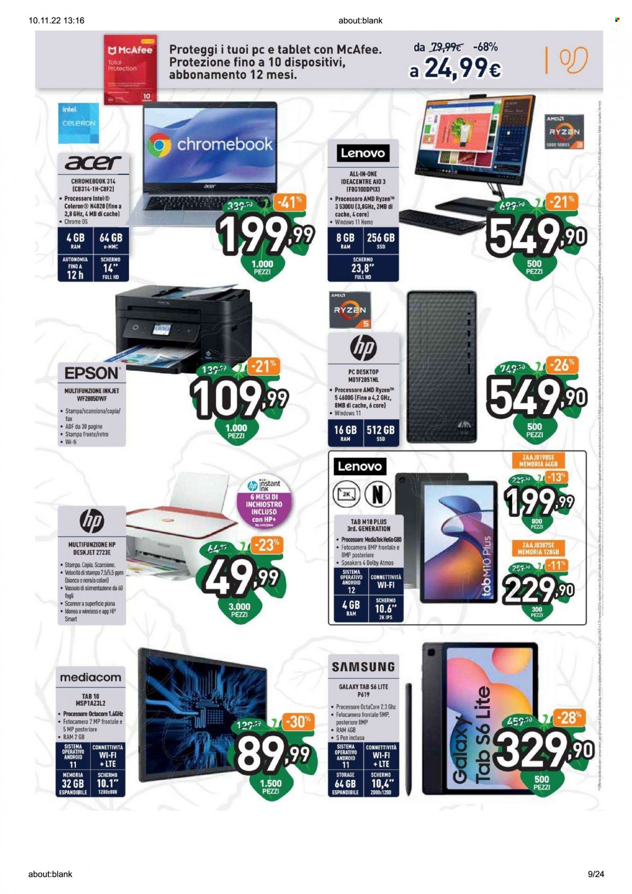 Volantino Unieuro - 10/11/2022 - 16/11/2022. Pagina 9