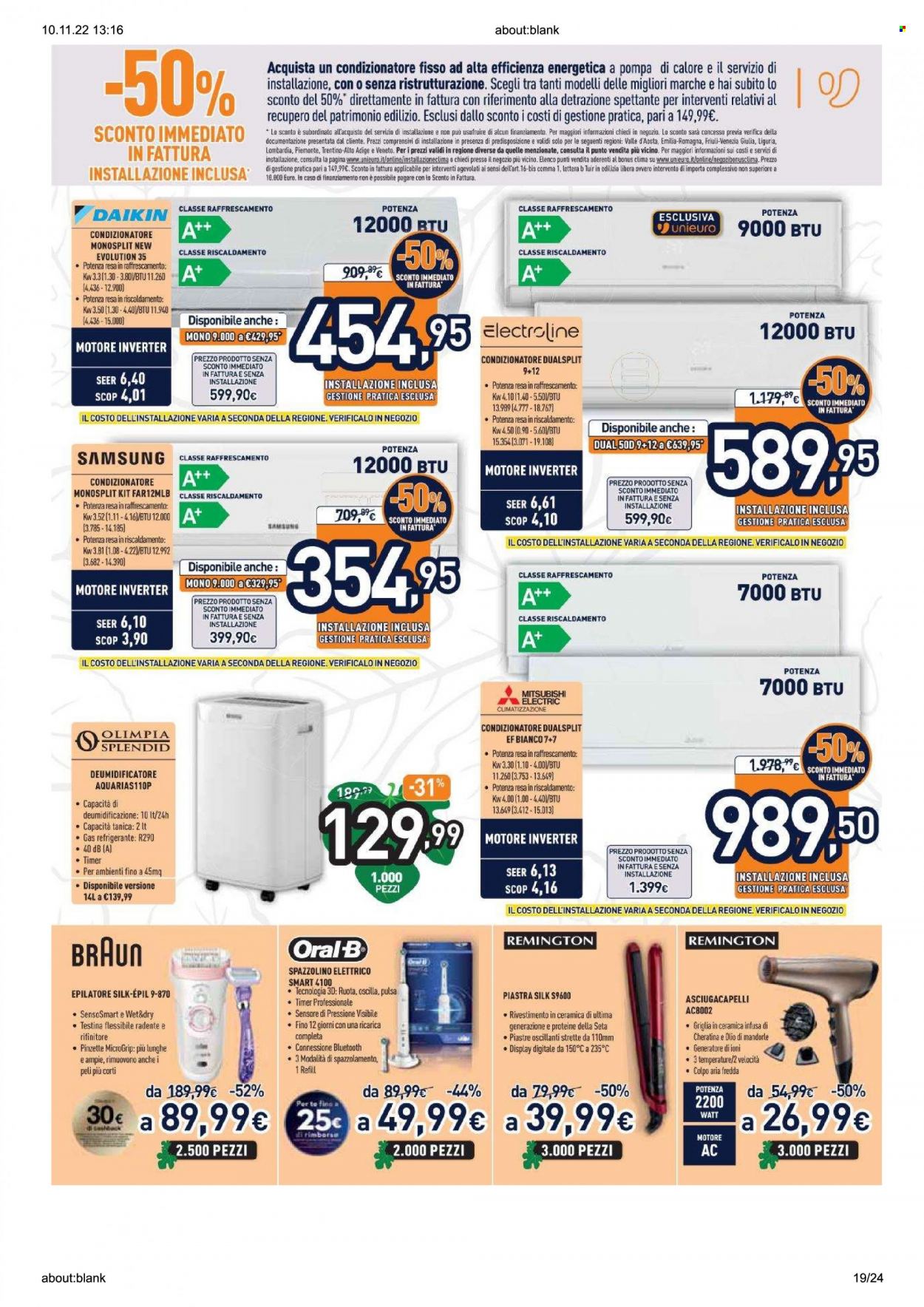 Volantino Unieuro - 10/11/2022 - 16/11/2022. Pagina 19