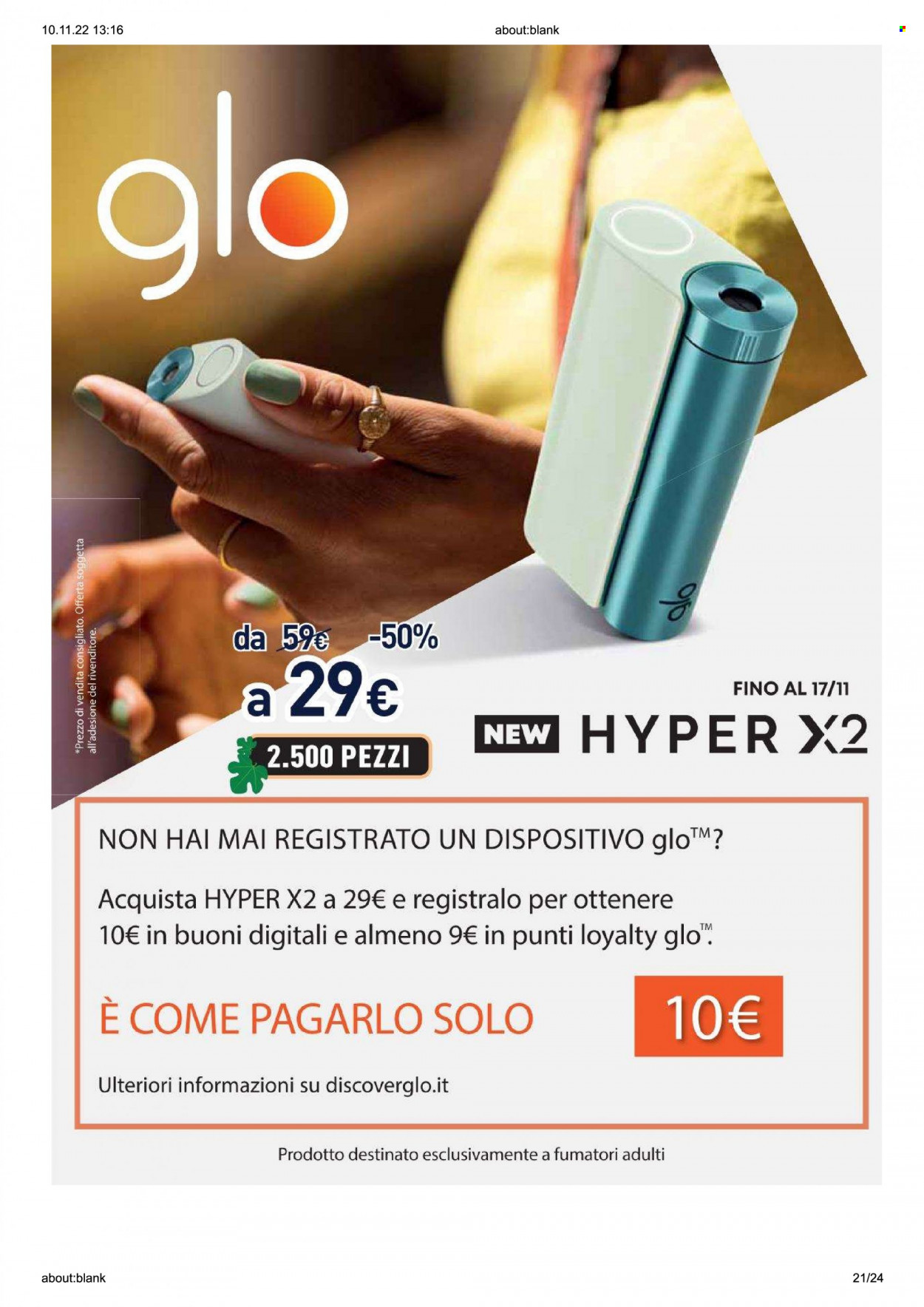 Volantino Unieuro - 10/11/2022 - 16/11/2022. Pagina 21