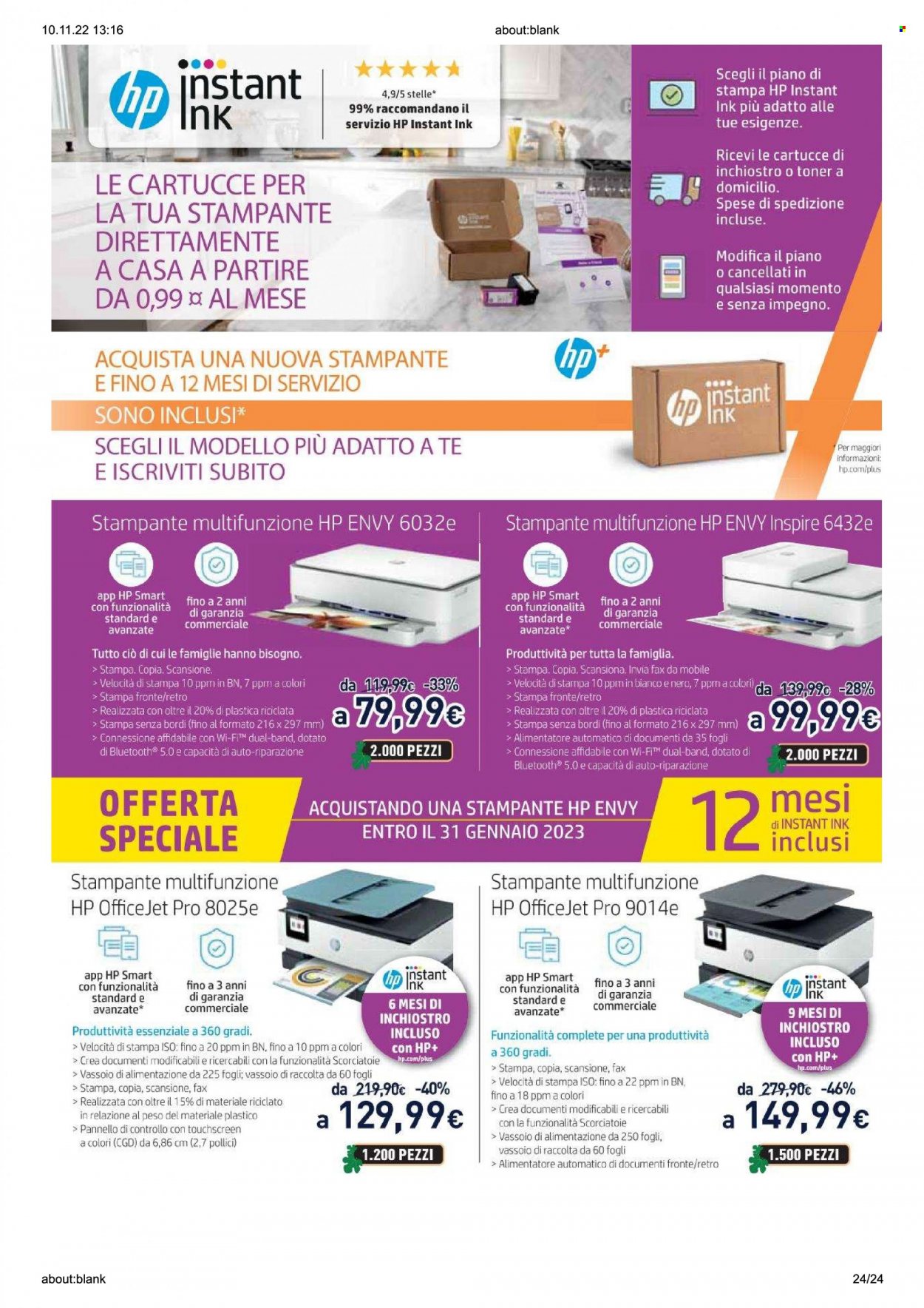 Volantino Unieuro - 10/11/2022 - 16/11/2022. Pagina 24