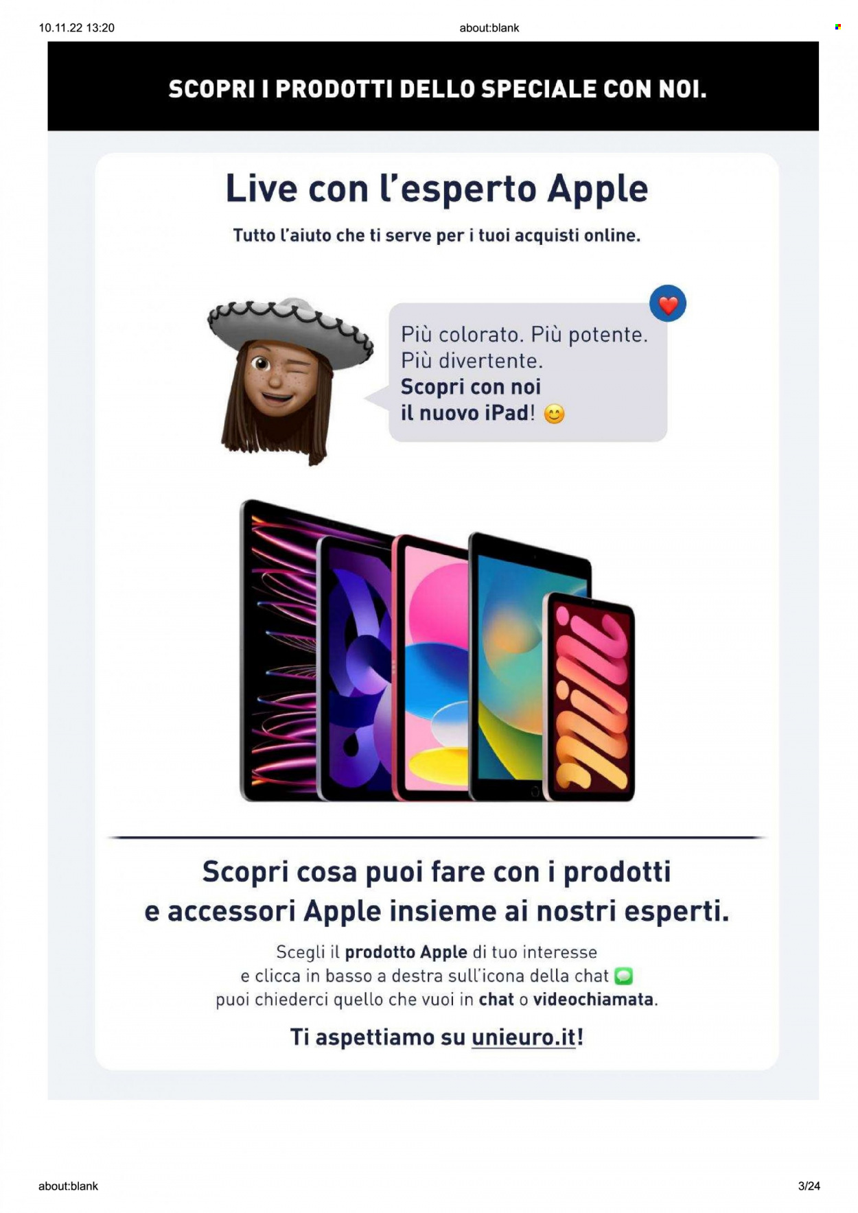 Volantino Unieuro - 10/11/2022 - 16/11/2022. Pagina 3