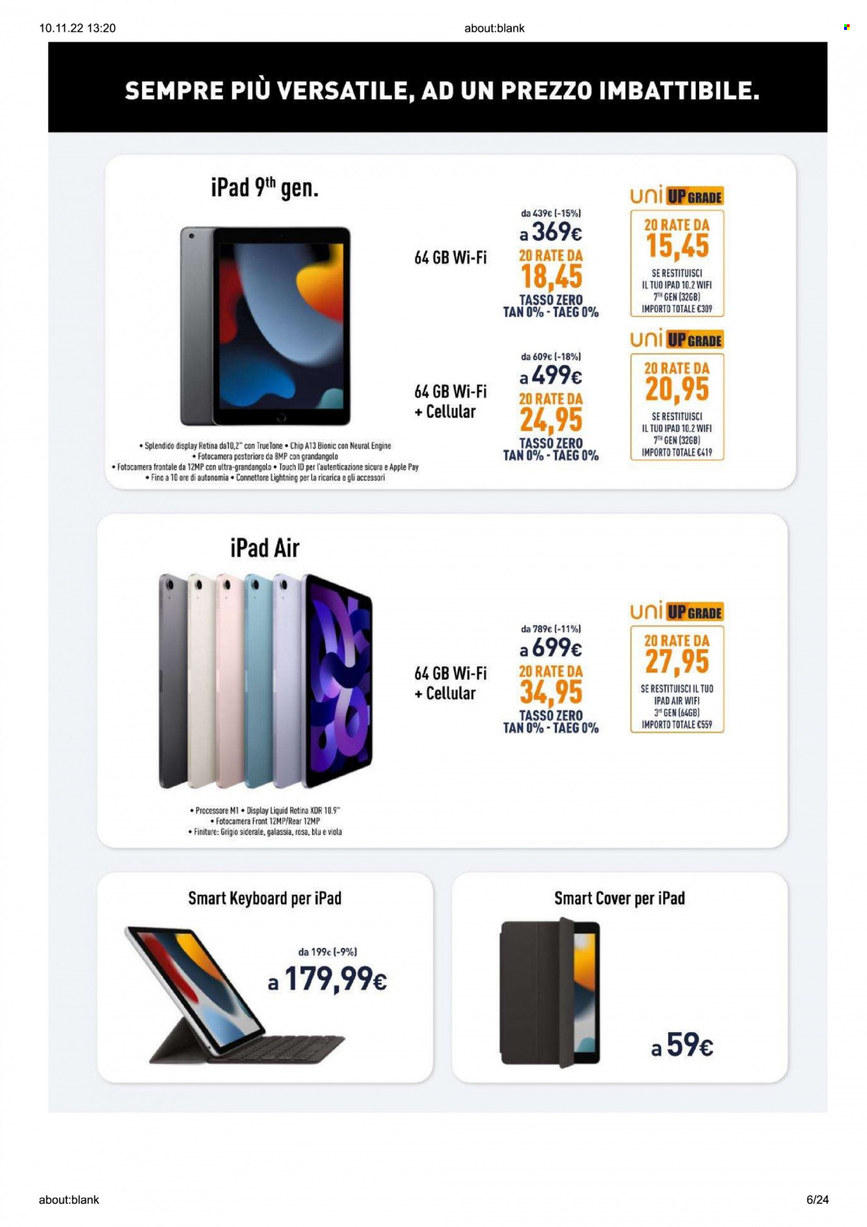 Volantino Unieuro - 10/11/2022 - 16/11/2022. Pagina 6