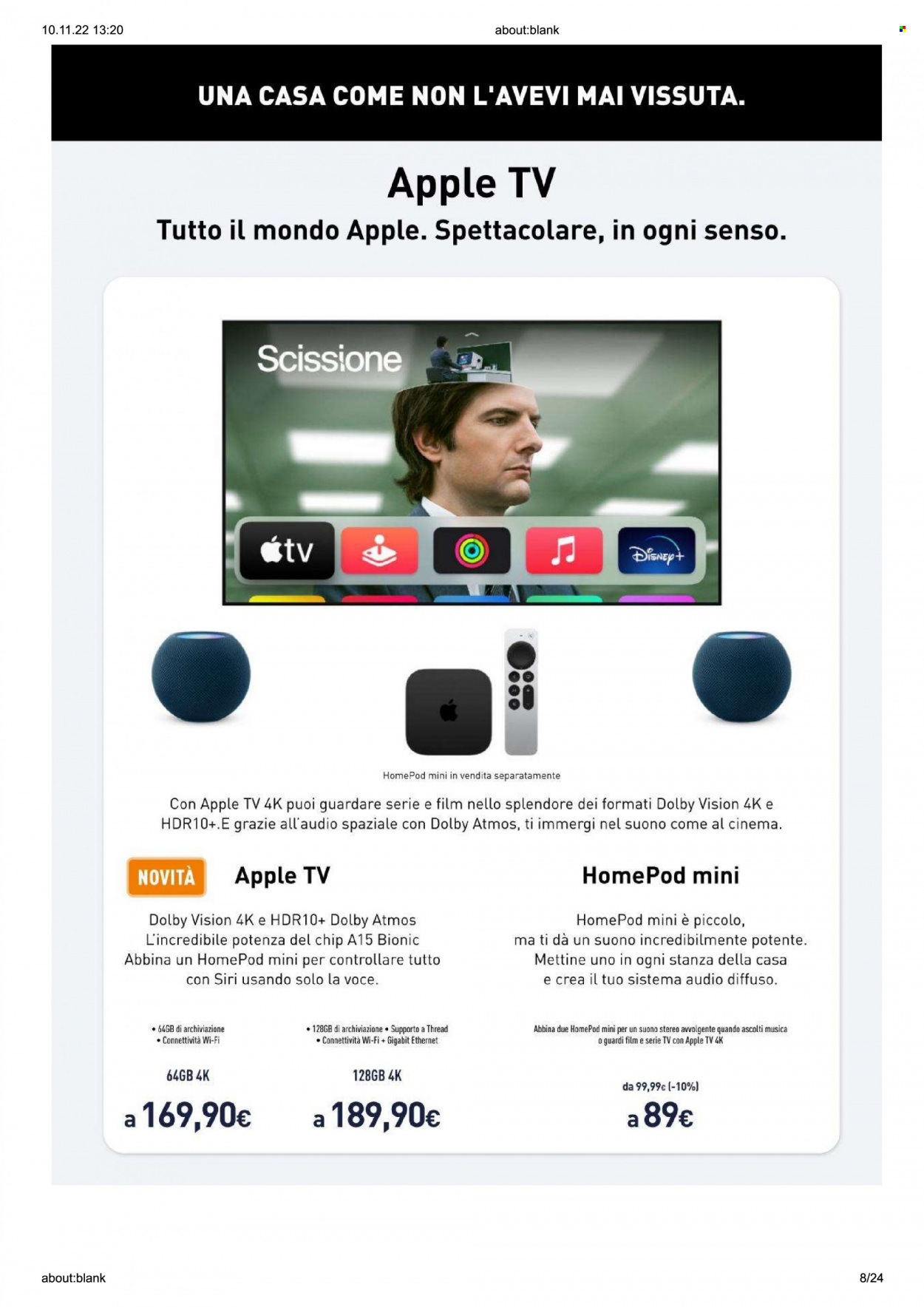 Volantino Unieuro - 10/11/2022 - 16/11/2022. Pagina 8