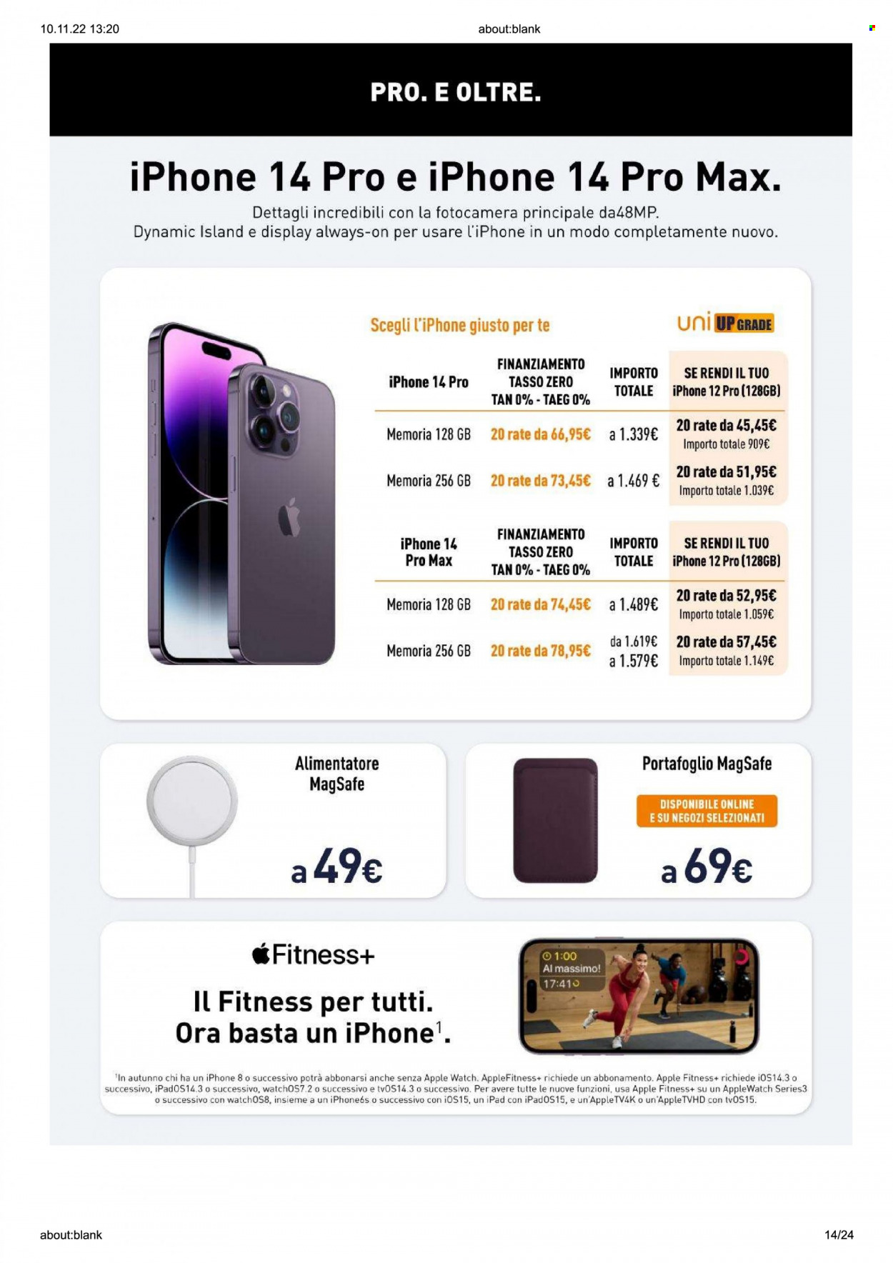 Volantino Unieuro - 10/11/2022 - 16/11/2022. Pagina 14