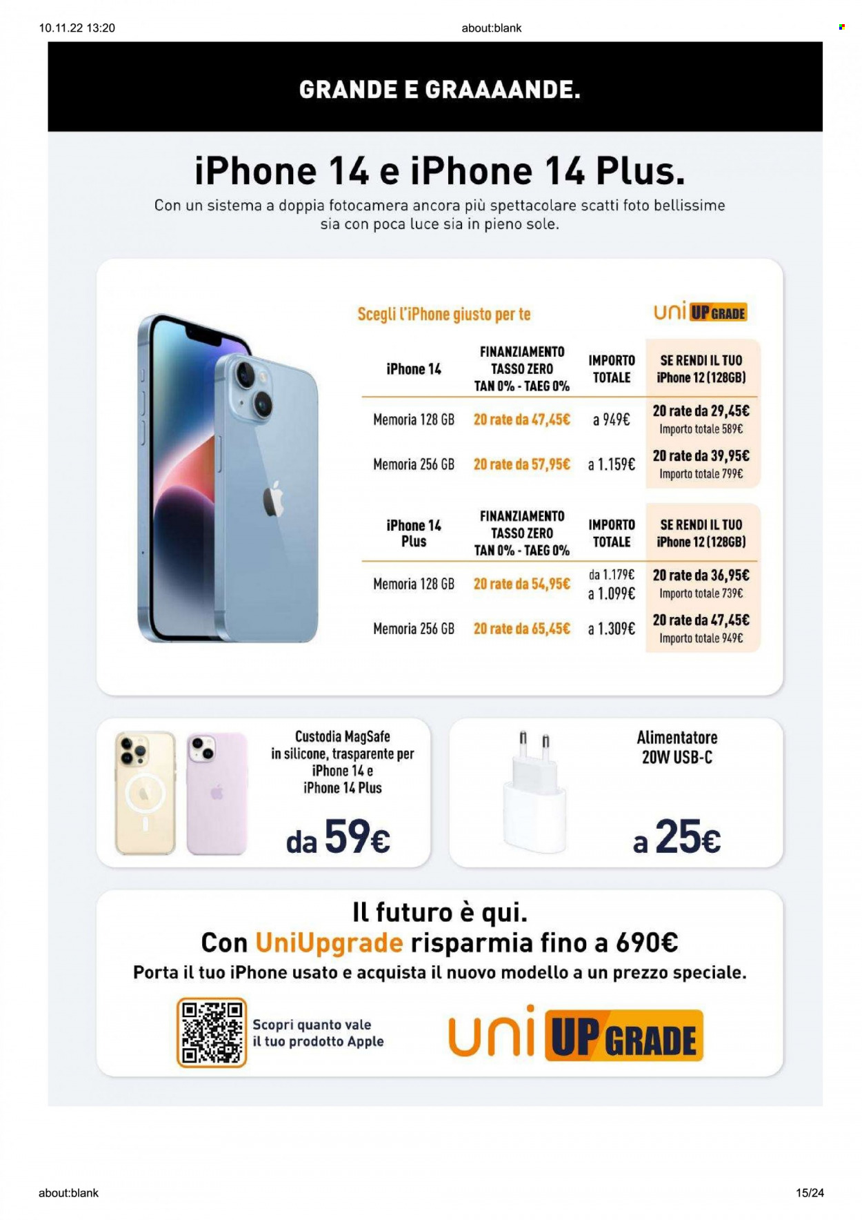 Volantino Unieuro - 10/11/2022 - 16/11/2022. Pagina 15